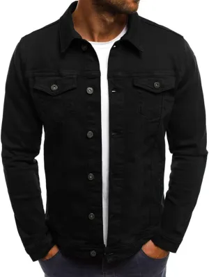 Bomber Jacket Men, Men's Lightweight Bomber Jacket Windbreaker Slim Fit Active Coat Outerwear Button Down Jackets