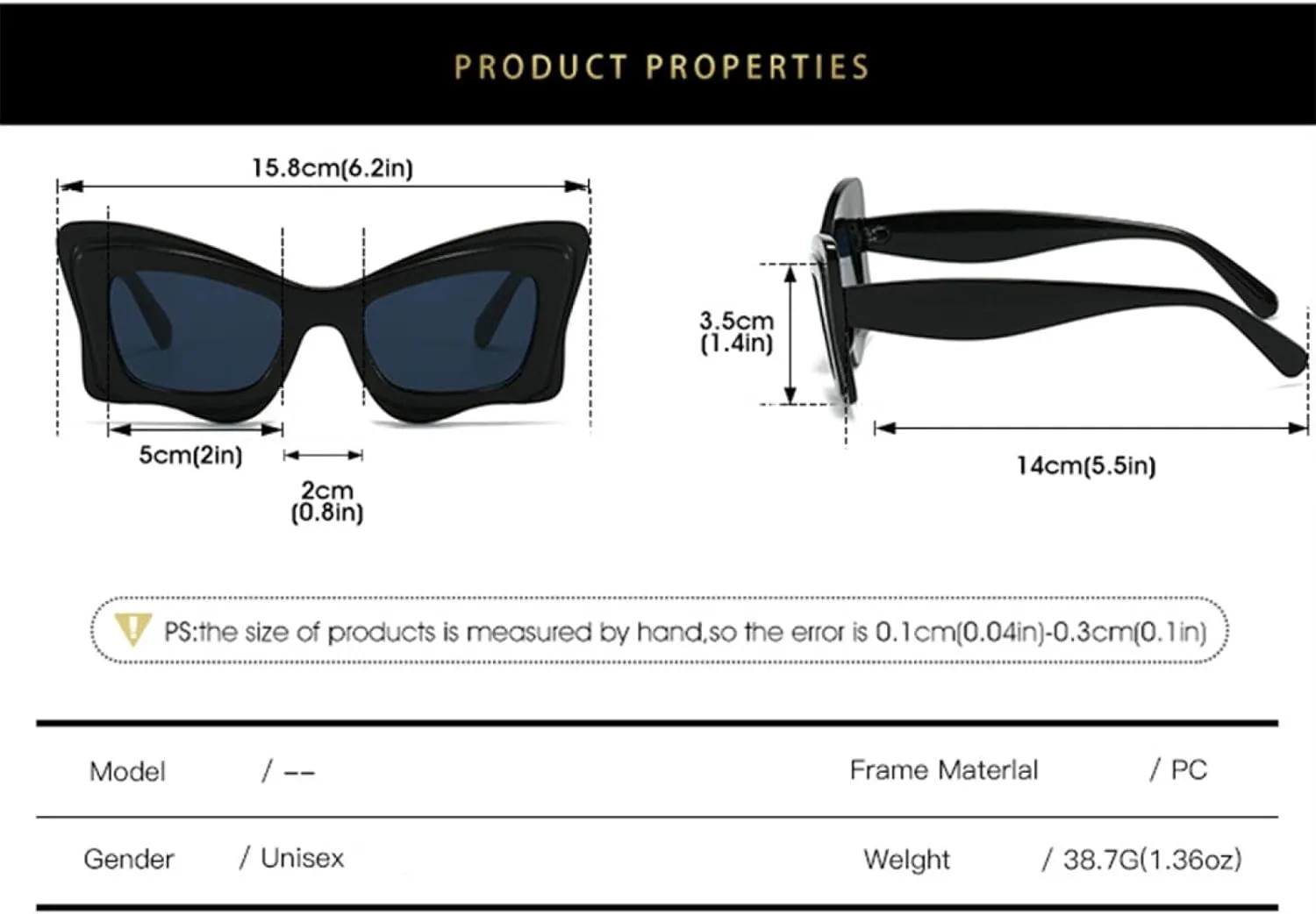 Cat Eye Punk Sunglasses Women Vintage Retro Shades Uv400
