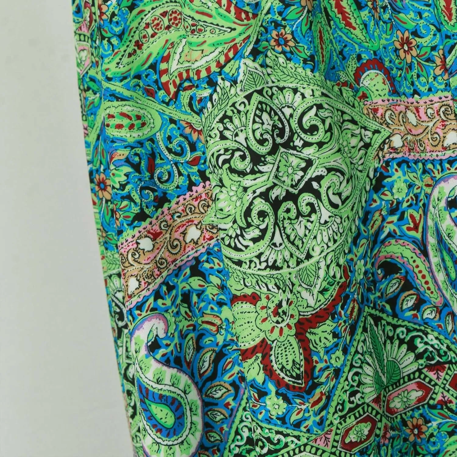 Cute Skirts for Women Trendy High Elastic Waist Paisley Print Loose Pleated Long Flowy Maxi Skirts Ladies Boha Dress