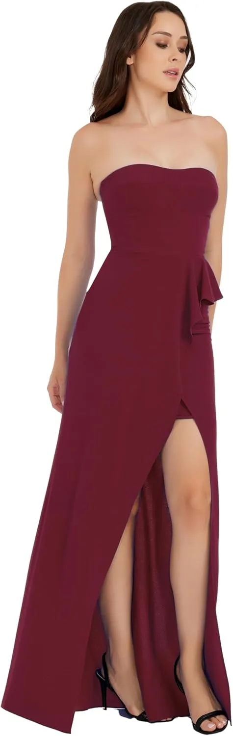 Dress the Population Women's Kai Bodycon Maxi Dress