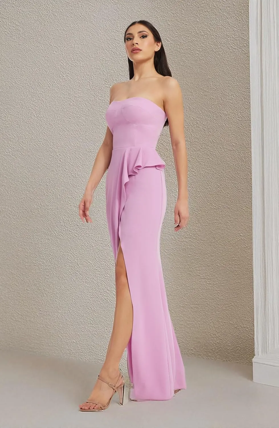 Dress the Population Women's Kai Bodycon Maxi Dress
