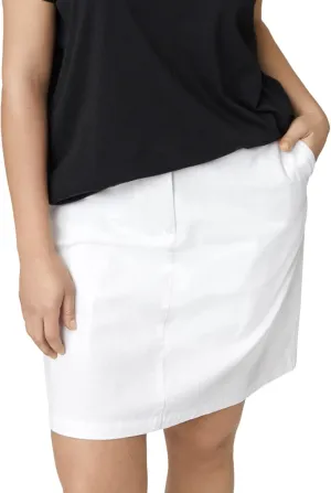 ellos Plus Size Stretch Chino Skort