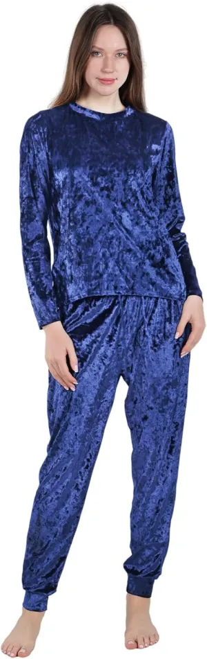 ESTAMICO Women Pajamas Set 2 Piece Outfits Comfy Sleepwear Long Sleeve Tops and Sleeping Pants
