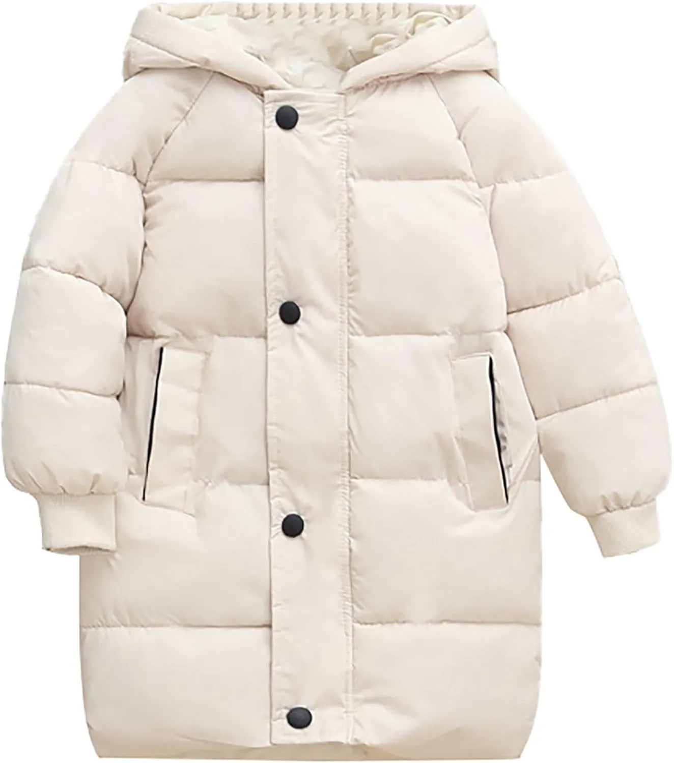 Girls Boys Kids Toddler Long Parka Down Winter Coats Puffer Ski Jacket Down Bubble Windproof Coat with Hood