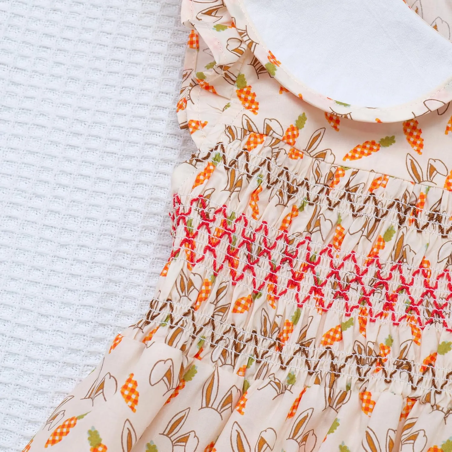 Girls' Dresses Spring Summer Smocked Casual Church Tea Party Vintage Graduation Dresses for Toddler Girl