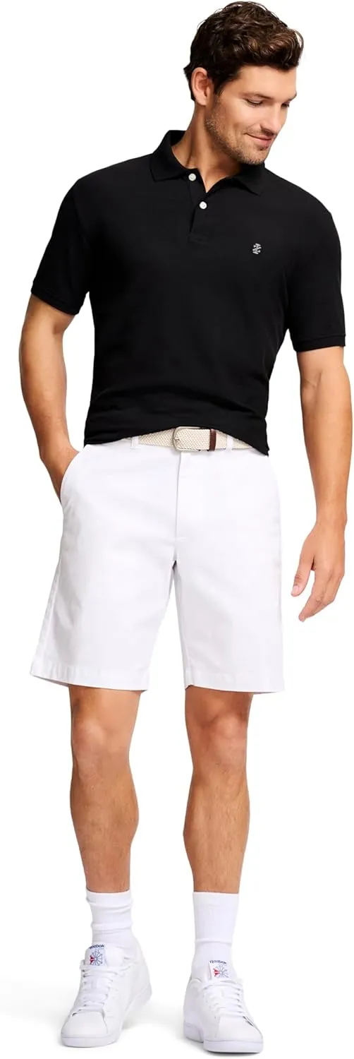 IZOD Men's Saltwater 9.5" Flat Front Chino Short
