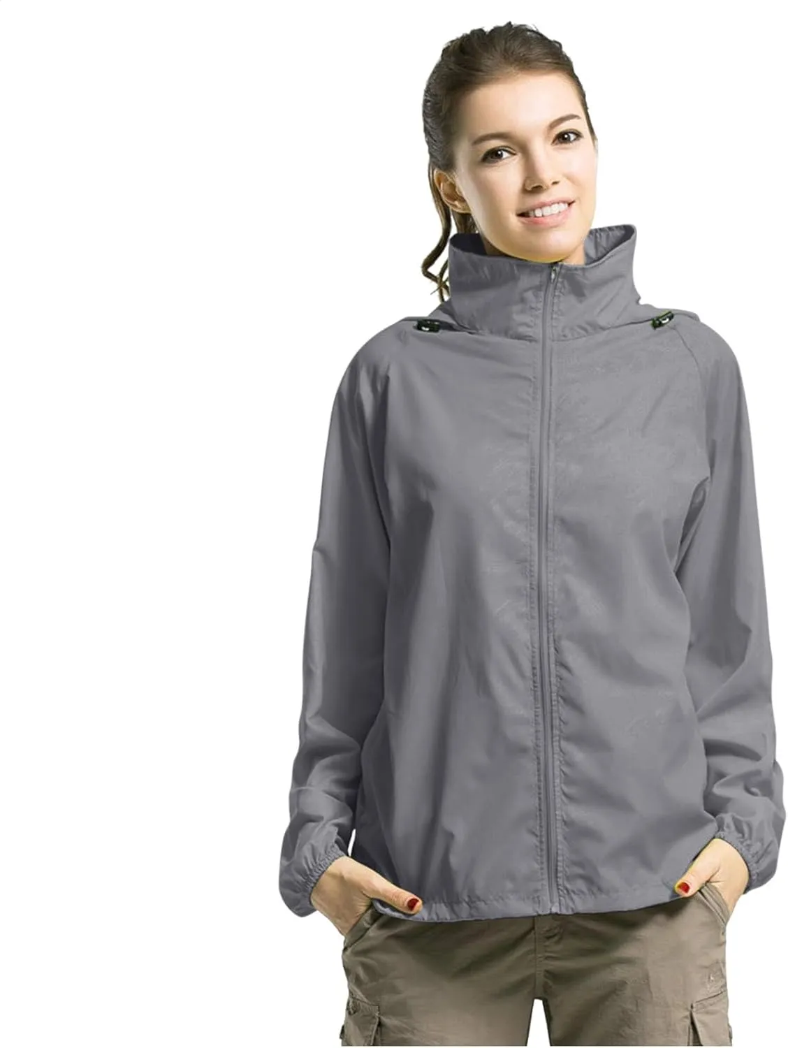 Jacket Men's Lightweight Waterproof Rain Shell Jacket Raincoat with Hood for Golf Cycling Windbreaker Outdoor Coat