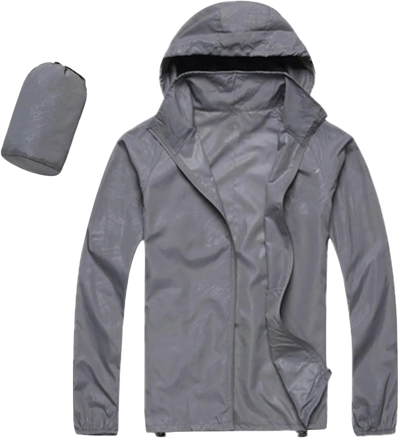 Jacket Men's Lightweight Waterproof Rain Shell Jacket Raincoat with Hood for Golf Cycling Windbreaker Outdoor Coat