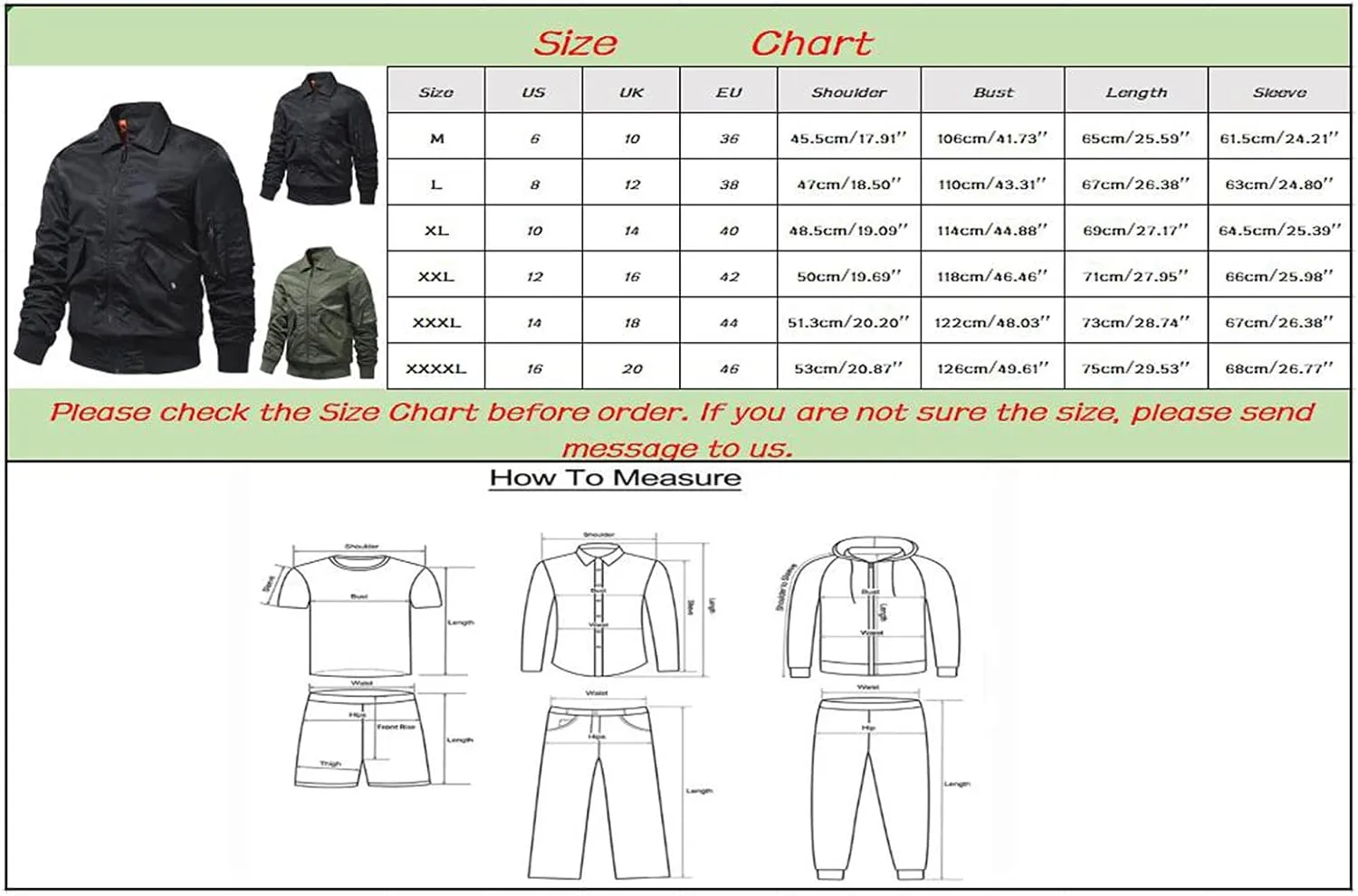 Jackets for Men, Men's Bomber Jacket Lightweight Jacket Full Zip Solid Color Windbreaker Casual Stylish Golf Jacket