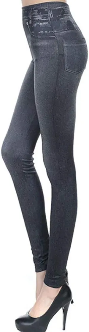 Jeans for Womens High Waisted Ripped Skinny Denim Stretchy Ankle Jeggings Stretch Butt Lifting Pants with Pockets