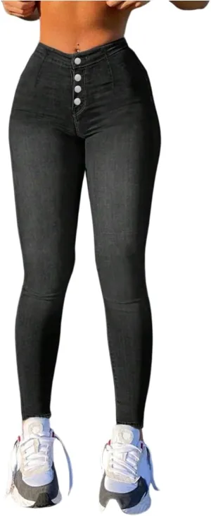 Jeggings for Women Stretchy High Waisted Skinny Jeans Jean Leggings Denim Casual Pants with Pockets 2025