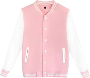 Men's Waterproof Jacket ManS Varsity Baseball Jacket Cotton Letterman Bomber Jacket, XL-4XL