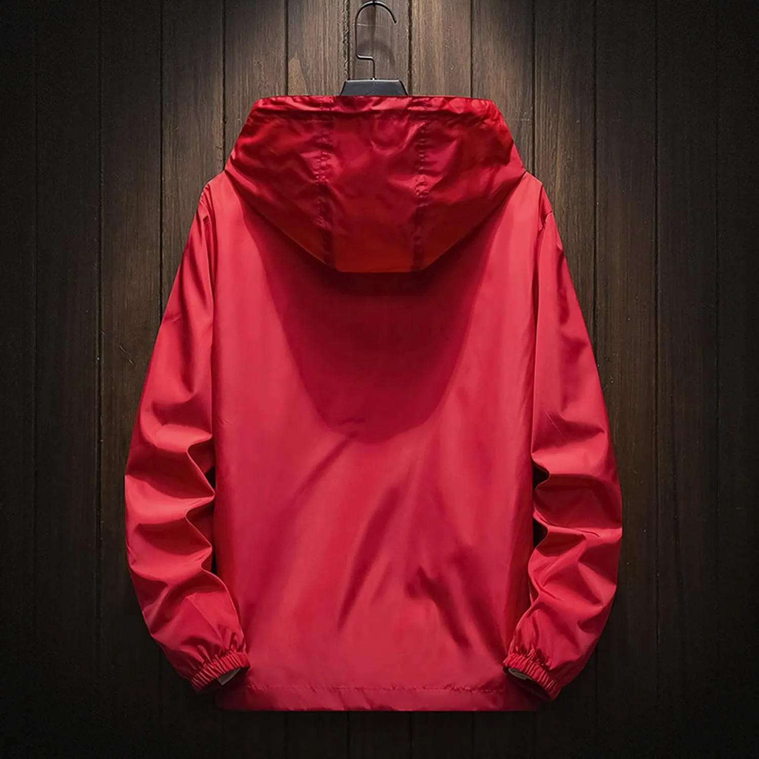 Men's Windbreaker Rain Jacket Lightweight Pullover For Hiking Golf Running Jacket, M-7XL