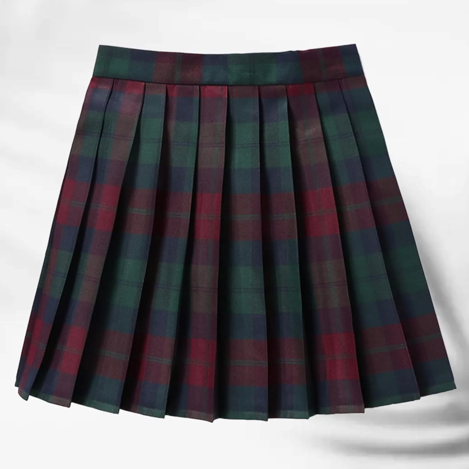 Mini Skirts for Women Women's Casual Plaid High Waist Pleated A Line Mini Skirt Mini Skirts for Women