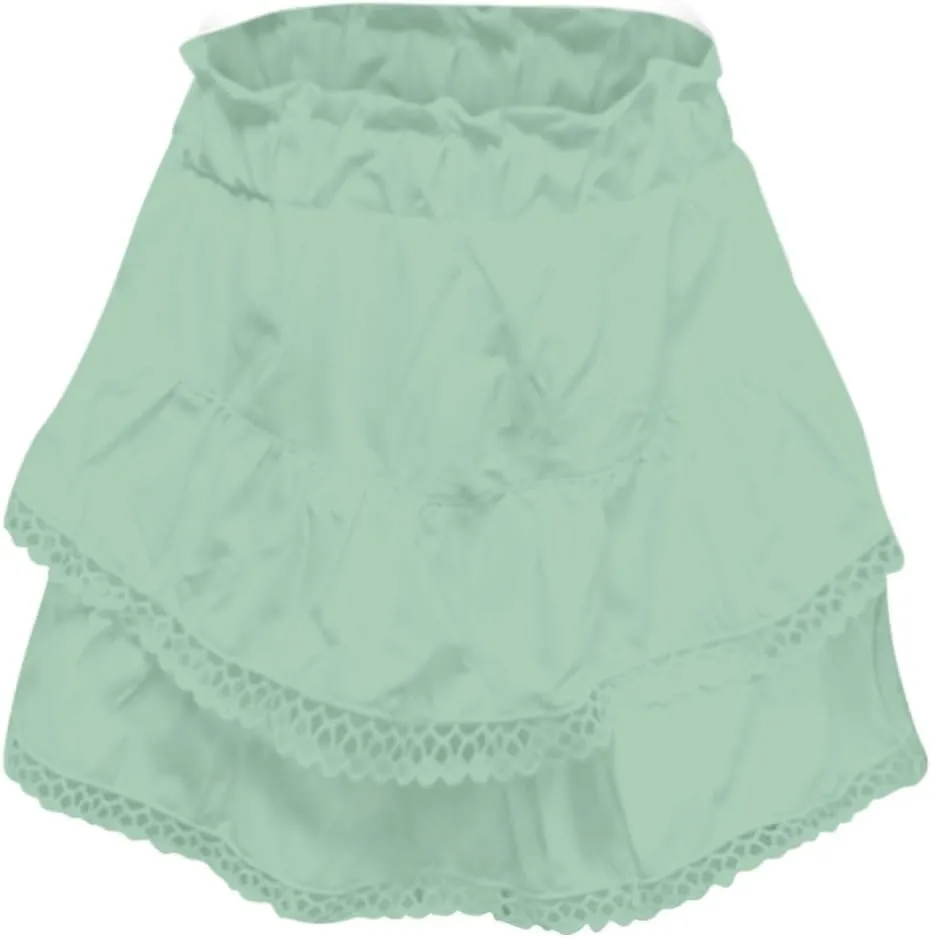 NBXNZWF Women Flowy Shorts High Waisted Summer Casual Boho Ruffle Skirts Cute Crochet Tiered Golf Tennis Y2K Mini Skorts
