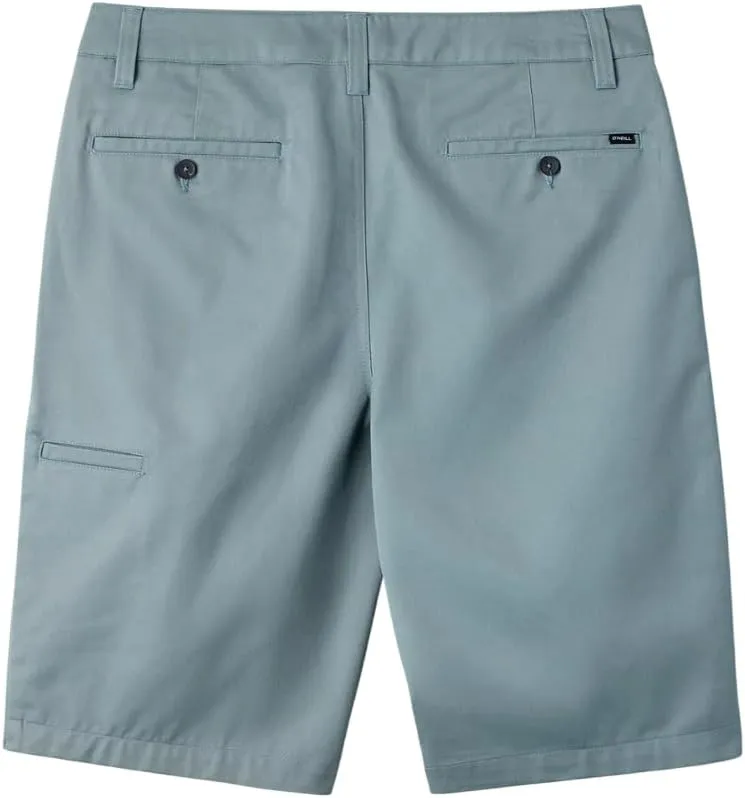 O'NEILL Men's Khaki Shorts -Stretch 22 Inch Outseam Chino Shorts Men-Classic Shorts for Men-Comfortable and Versatile