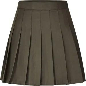 Oplxuo Pleated Skirts for Women Y2k Mini Skirt High Waist Casual Short Skirts Uniform Micro Skirt