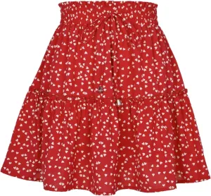 Short Pleated Skirts for Women Floral Flowy A Line Mini Skirt High Waisted Tiered Hawaiian Skirt Dressy Casual Skorts