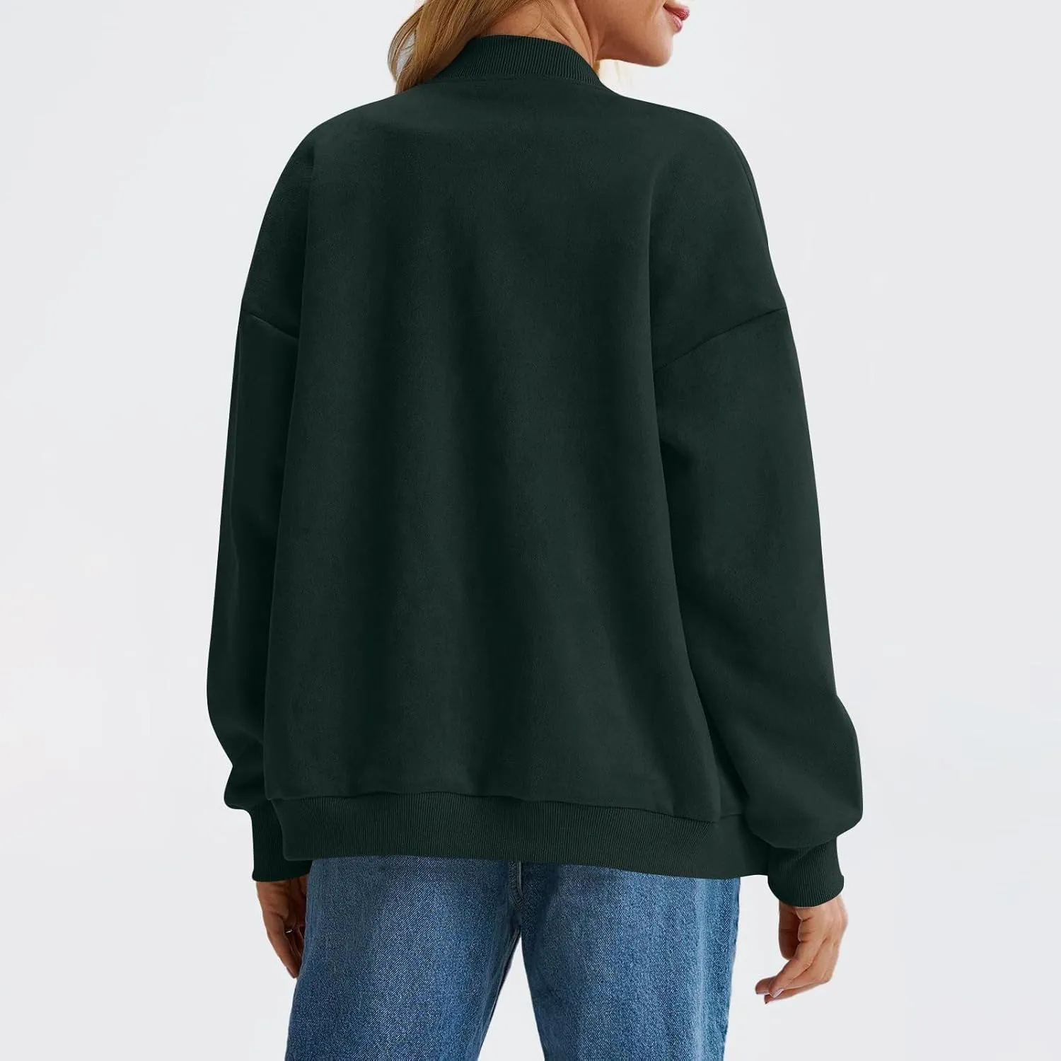 Suede Jacket Women Button Down Bomber Jacket Dressy Casual Varsity Shackets with Pockets Fall Coat Y2k Clothes