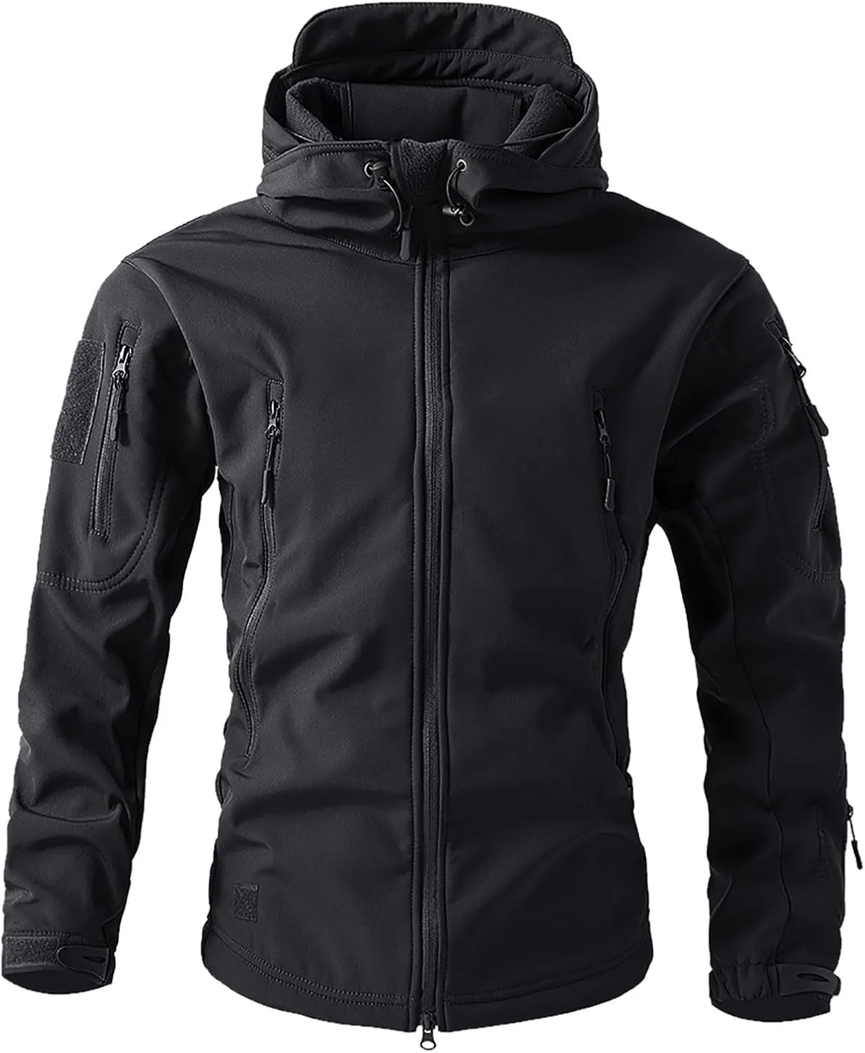 SUWBMHWE Men's Lightweight Waterproof Hooded Rain Jacket Outdoor Raincoat Shell Jacket for Hiking Fishing Travel