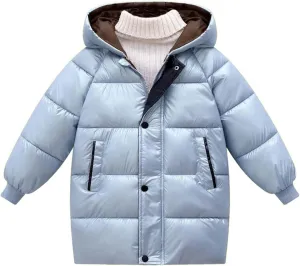 ToddlBy Toddler Kids Girl Boy Winter Coat Windproof Hooded Puffer Down Jacket Light Winter Jacket Lightweight
