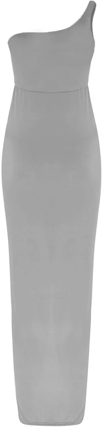 Tube Top Bodycon Long Dress for Women Sexy Elegant Tummy Control Ruched Solid Split Maxi Dress Party Evening Gowns