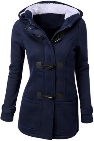 Warm Puffer Jacket Parka Hooded Windproof Winter Coat with Recycled Insulation Winter Slim Short Alternative Down