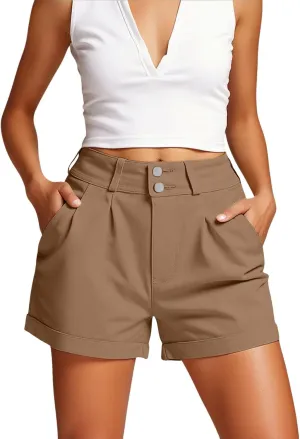 Wide Leg Jeans for Women Pleated Front Button High Waisted Denim Shorts Loose Streetwear Sexy Rave Booty Jort Short