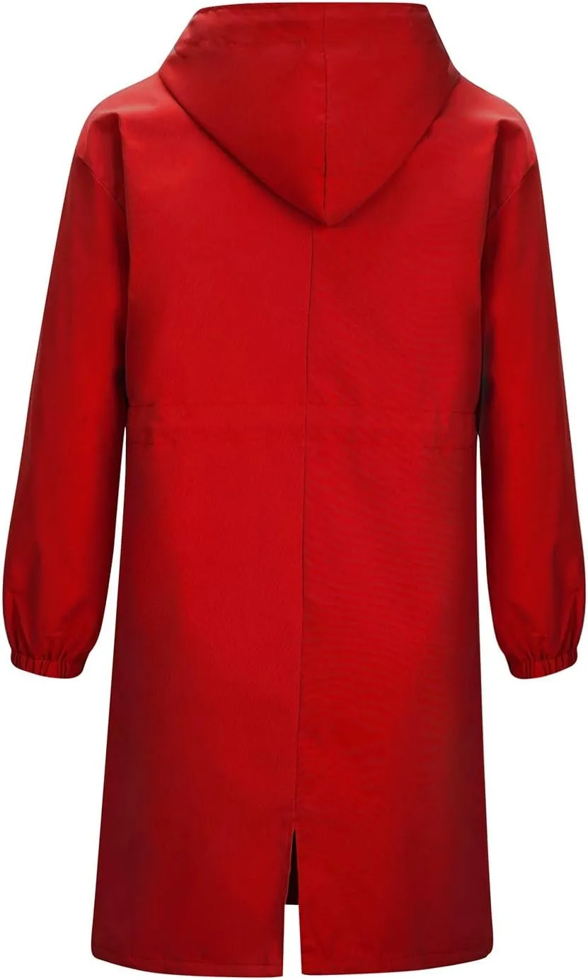 Wkishenl Fall Coats for Women 2024 Plus Size Lightweight Long Trench Jacket Casual Notched Collar Single Breasted Outerwear