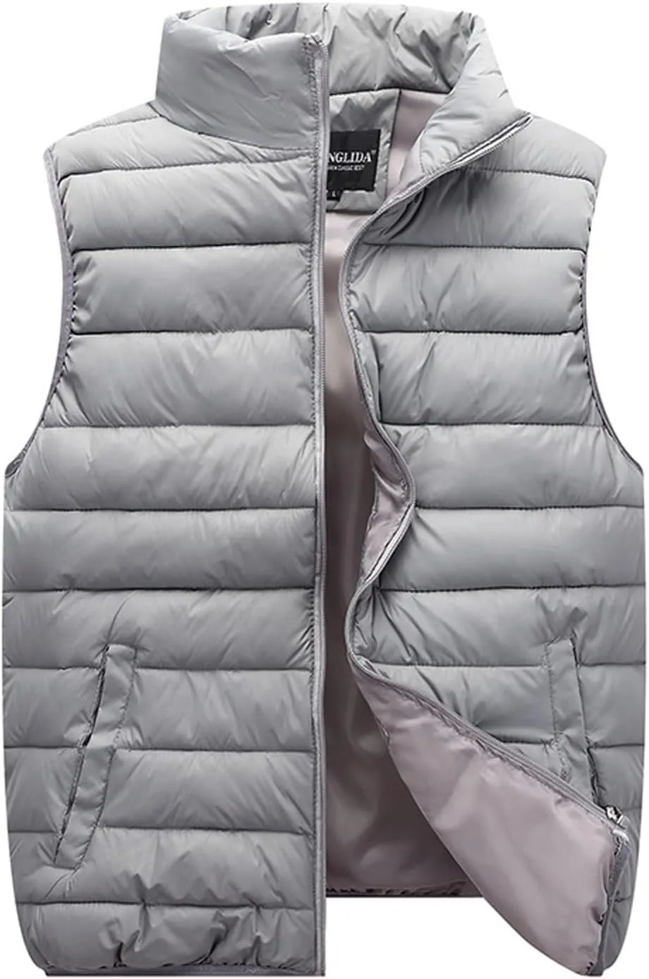 Women Long Vest One Morality Warm V Neck Thin Down Vest Inside Cotton Sleeveless Puffy Jacket Long Vest Womens Fall
