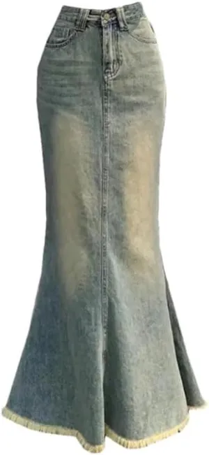 Women Vintage High Waist Slim Sexy Skirts