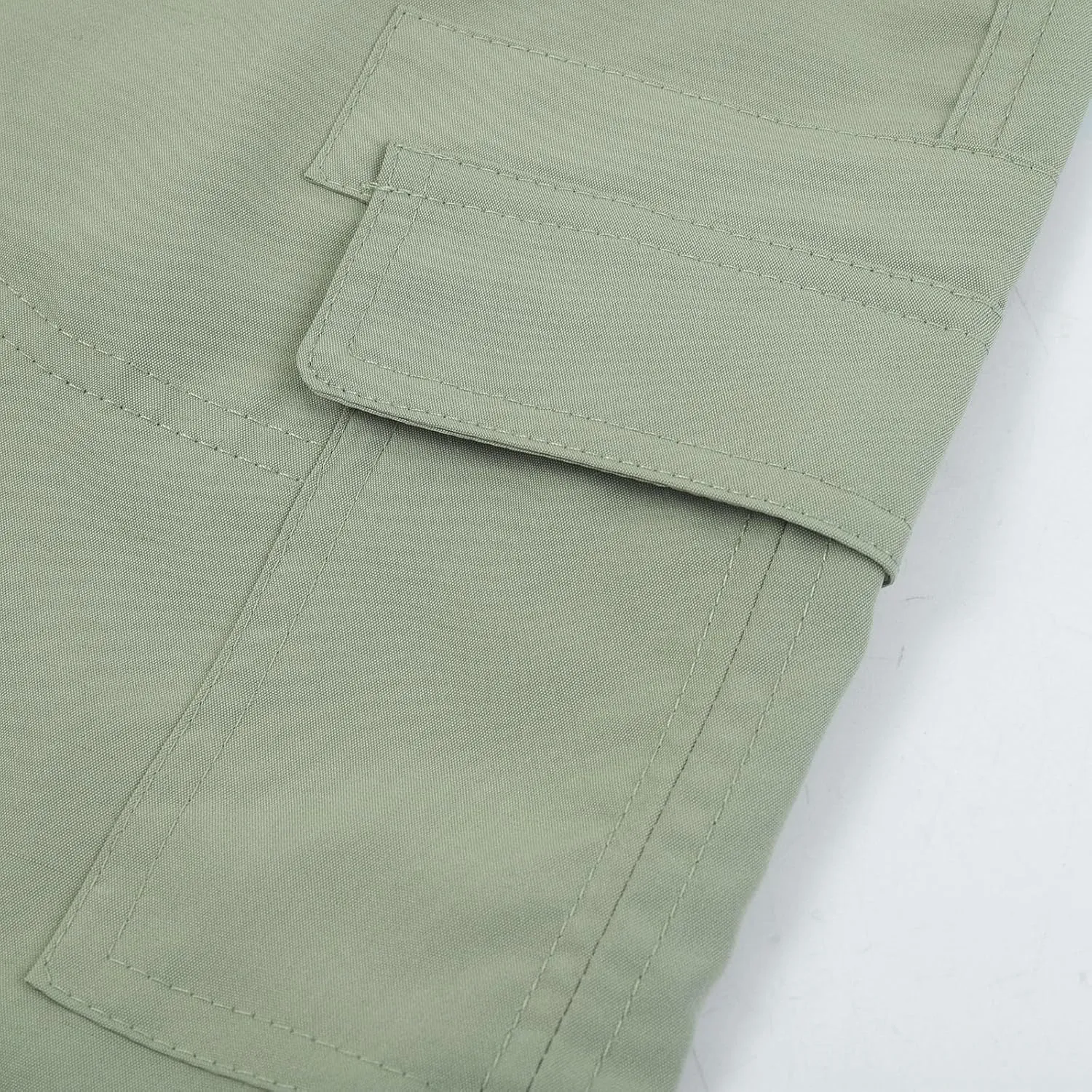 Women's Cargo Shorts Summer High Waisted Cuffed Front Seam Military Shorts Dressy Casual Hiking Short with Pockets
