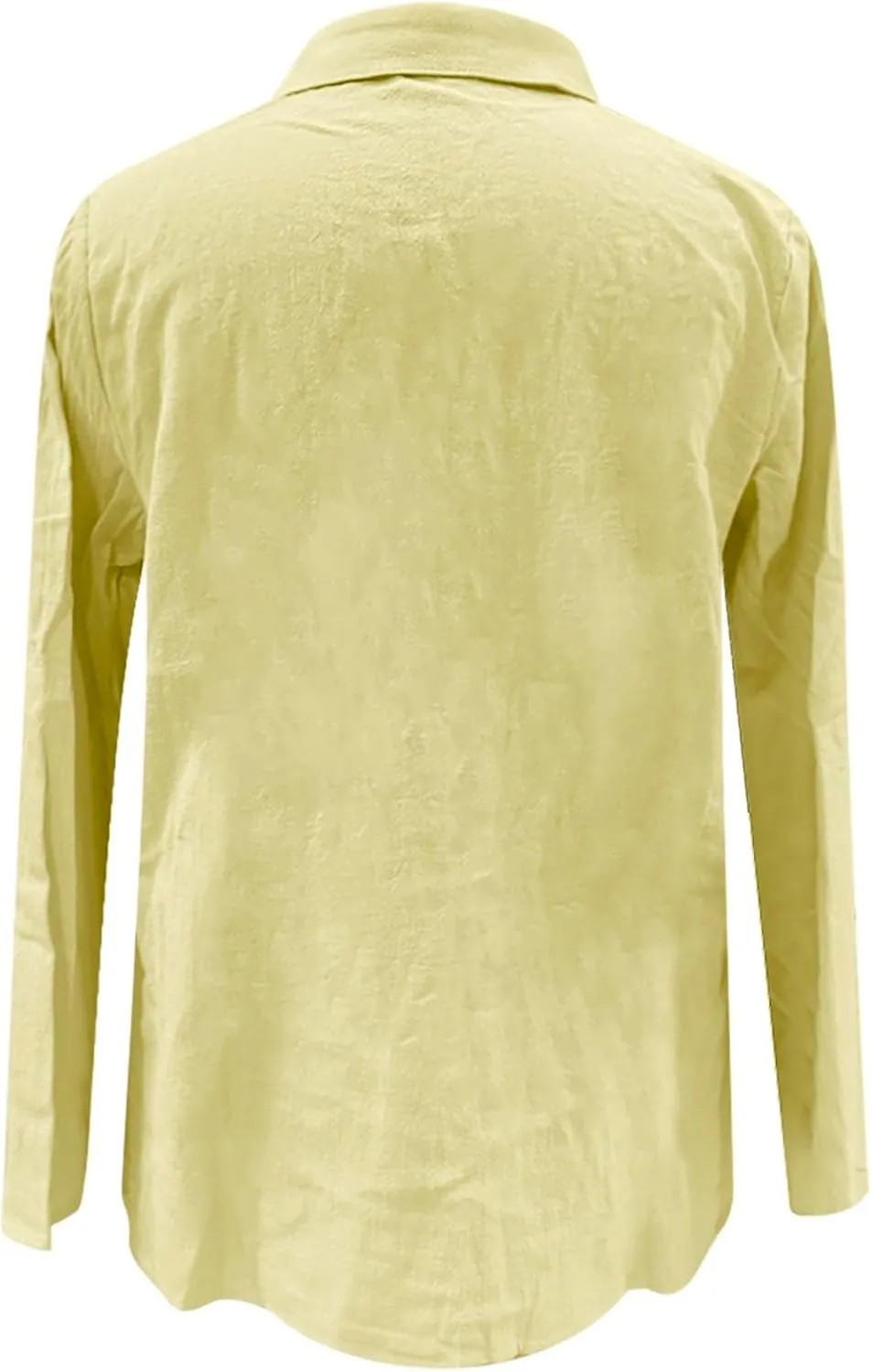 Women's Casual Shirt 2025 Summer Linen Button Down Shirt Rolled Cuffed Short Sleeve Blouse Casual Beach Cotton Tops