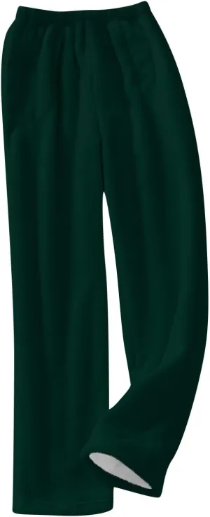 Womens Flannel Pajama Pants Soft Sleep Pj Pants High Waisted Wide Leg Lounge Pants Fuzzy Cotton Pjs Comfy Loungewear