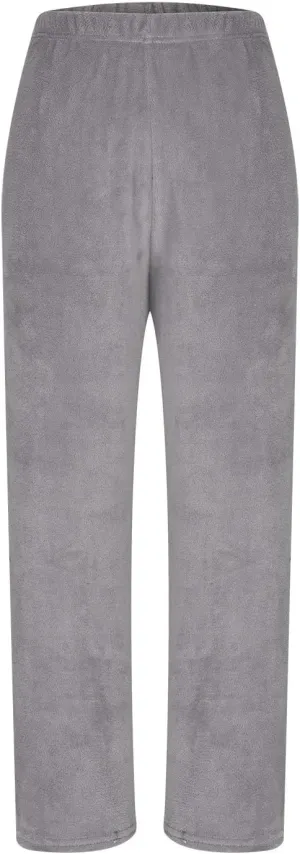 Women's Plush Fleece Pants Track Athletic Running Yoga Velour Pants Jogger Comfy Pajama Lounge Warm Wide Leg Sweatpants