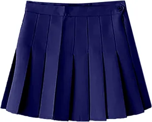 Women's Skirts High Waist Aline Pleated Mini Skirt Trendy Sports Cheerleading Casual Skirt