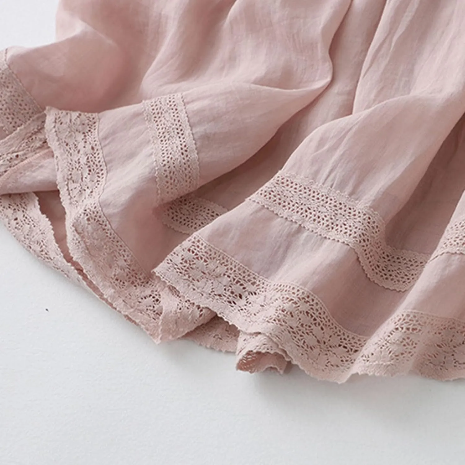 Women's Summer Casual Maxi Skirts High Waist Ruffle Solid Pleated Tiered Skirt