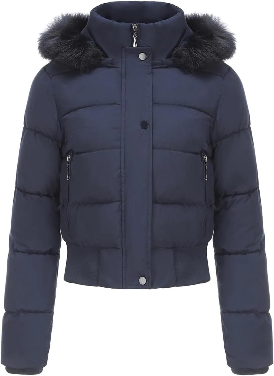 Womens Winter Jacket Overcoat Slim Casual Thicker Fashion Women'S Coat Puffer Jacket Coats with Pockets Down Coats